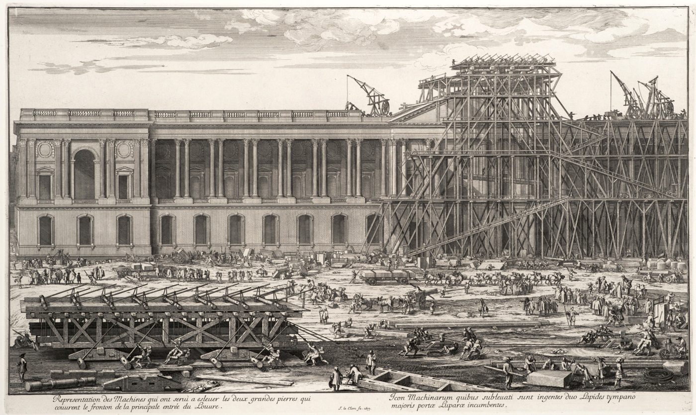 Colonnade louvre, 1677, LECLERC Sebastien Le Vieux