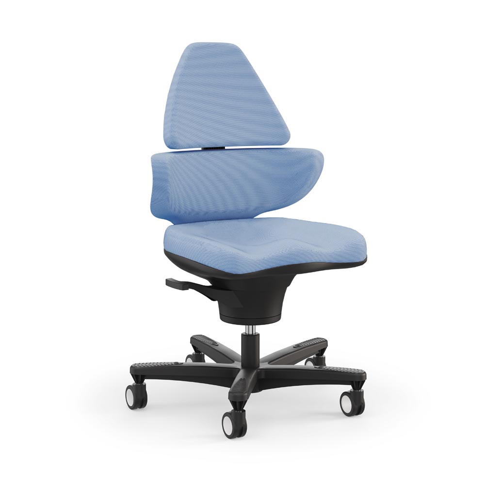 4 CoreChair Elite FS Blaugrau