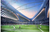 Stade Al Wakrah- vue du terrain © Zaha Hadid Architects - Crédit photo : DR  