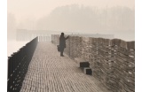 Passerelle piétonne sur le lac de Zurich (2001) - Crédit photo : FEINER Ralph