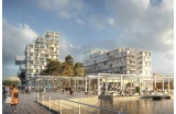 "Les Quais en Seine" - Logements, résidences étudiantes et touristiques, ferme aquaponique, services - Presqu'île Frissard, Le Havre (76) - Crédit photo : © Explorations Architecture - SARL VOLGA Paysage -