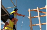 4e jour de chantier du pavillon de la boxe au Parc de la Villette      © Nour Abdelmoumen / Ecole de Paris Val-de-Seine - Crédit photo : ... ...