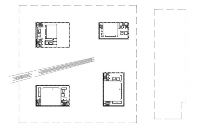 Plan type d'un étage