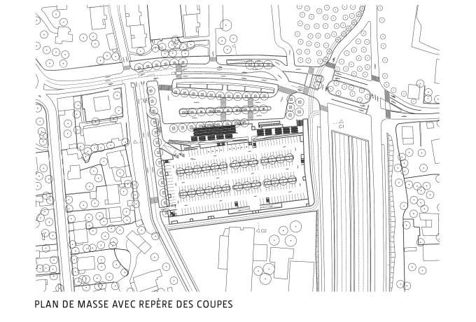 Plan masse © Agence Vezzoni et Associés<br/> Crédit photo : DR  