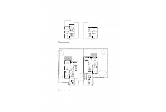 Plans des maisons T4 et T5