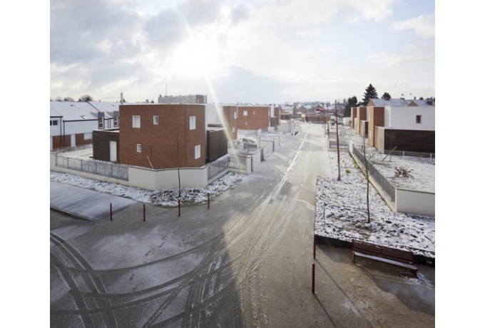 vue aérienne du lotissement