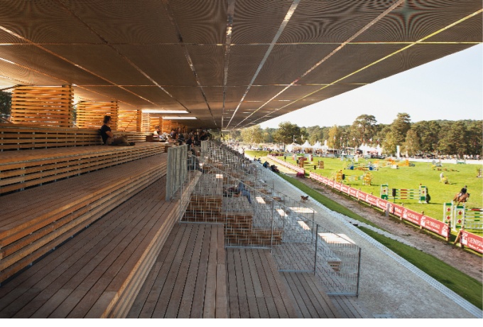 Requalification de l’hippodrome du Grand Parquet, Fontainebleau<br/> Crédit photo : DELANGLE Frédéric