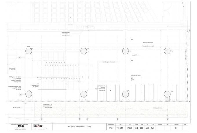 Plan rdc © Antonini + Darmon<br/> Crédit photo : DR  