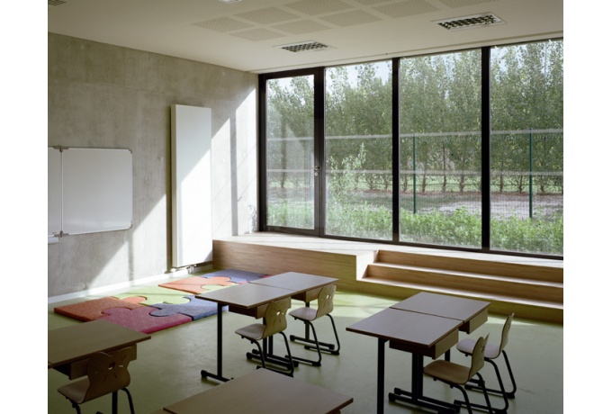 Groupe scolaire Jean Moulin - Salle de classe<br/> Crédit photo : WEINER Cyrille