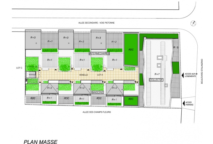 plan masse<br/> Crédit photo : DR  