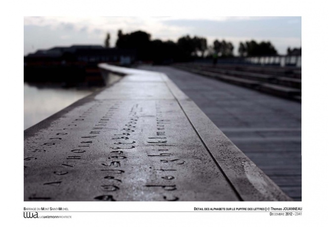 Détail des alphabets sur le pupître des lettres<br/> Crédit photo : JOUANNEAU Thomas