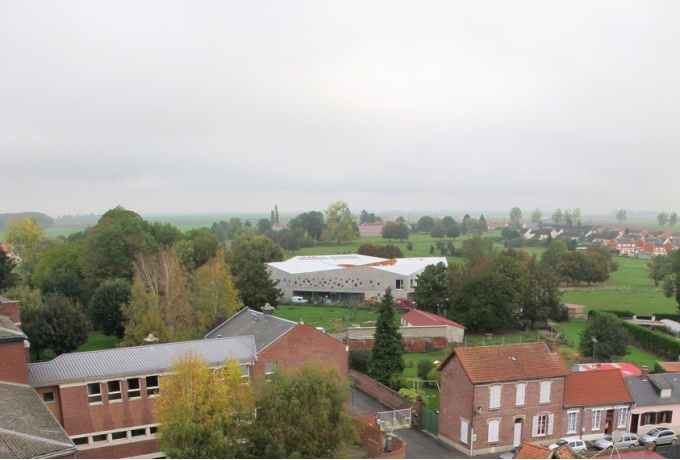 Le projet vu depuis l'église Saint-Martin<br/> Crédit photo : BOEGLY Luc