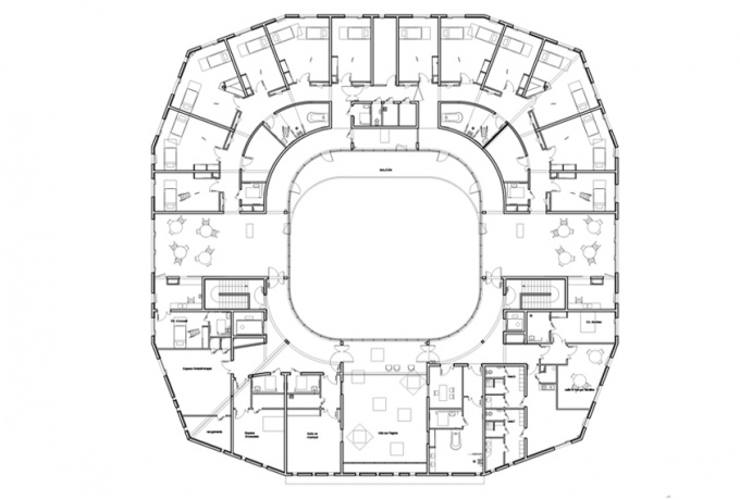 Plan du R+1<br/> Crédit photo : DR  