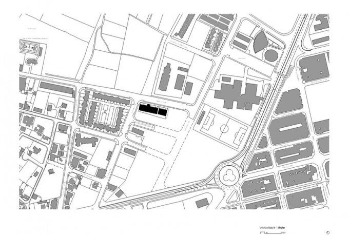 Social Housing Block, plan de situation