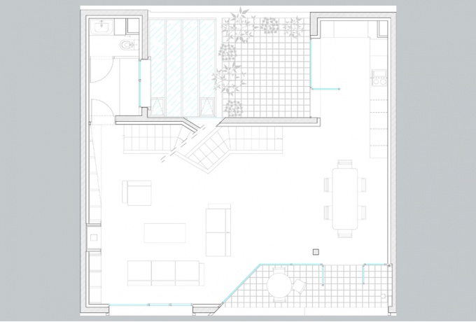 Plan du R+1 de la maison rue de Nice<br/> Crédit photo : DR  