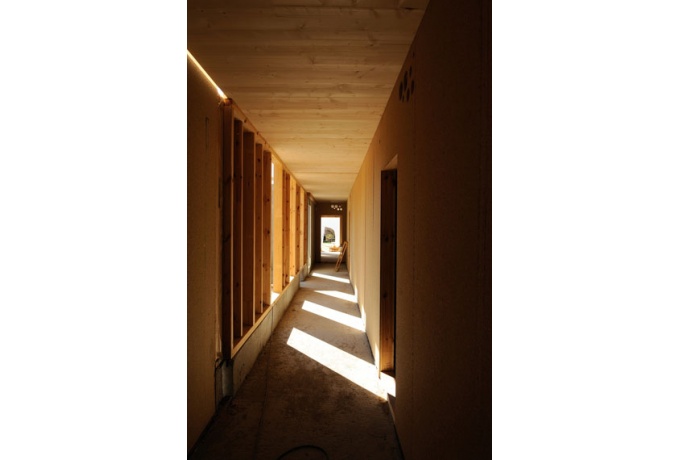 35 logements destinés aux personnes âgées, Vieux-Thann, chantier<br/> Crédit photo : LAPERRELLE Mathieu, KnL architecture