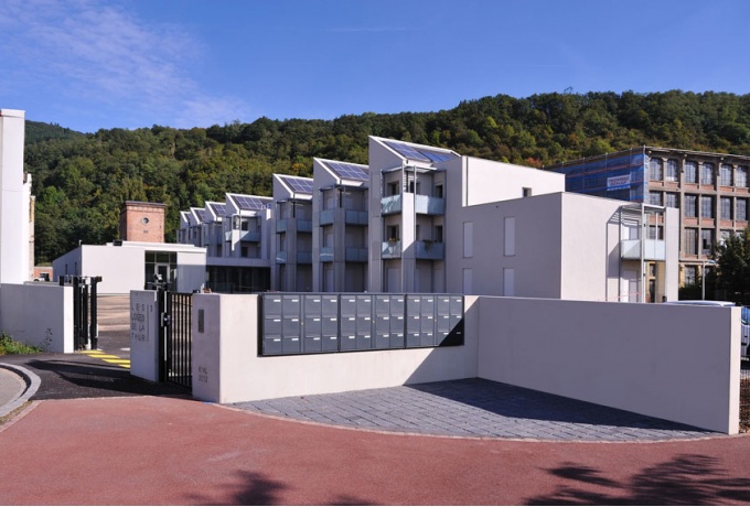 35 logements destinés aux personnes âgées, Vieux-Thann<br/> Crédit photo : LAPERRELLE Mathieu, KnL architecture