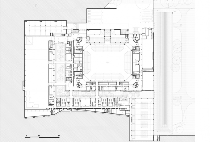 Vendéspace, Mouilleron-le-Captif, plan niveau 71<br/> Crédit photo : AUA Paul Chemetov