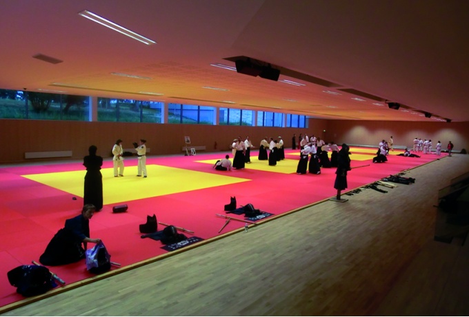 Vendéspace, Mouilleron-le-Captif, dojo<br/> Crédit photo : AUA Paul Chemetov