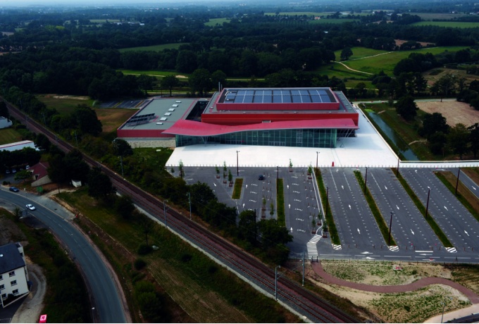 Vendéspace, Mouilleron-le-Captif, vue du contexte<br/> Crédit photo : AUA Paul Chemetov