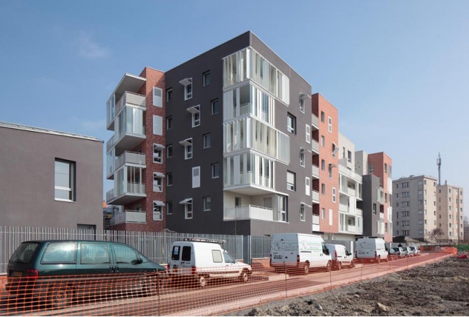 70 logements, ZAC du Landy, Saint-Denis, Petitdidier Prioux Architectes<br/> Crédit photo : LUCAS Stephan