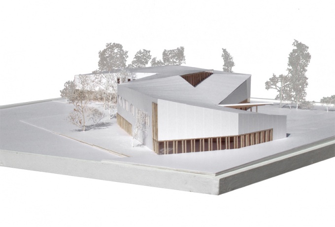 Ecole Louis Blériot, Le Bourget, maquette<br/> Crédit photo : HUBERT ET ROY Architectes