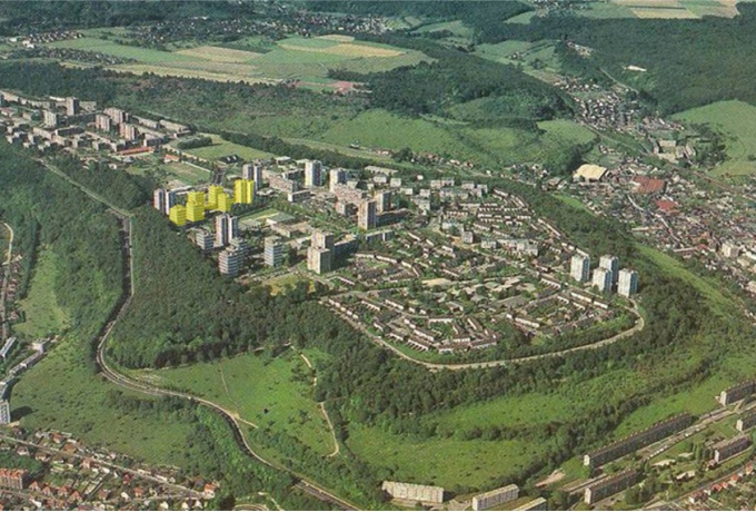 Vue aérienne des tours<br/> Crédit photo : DR  