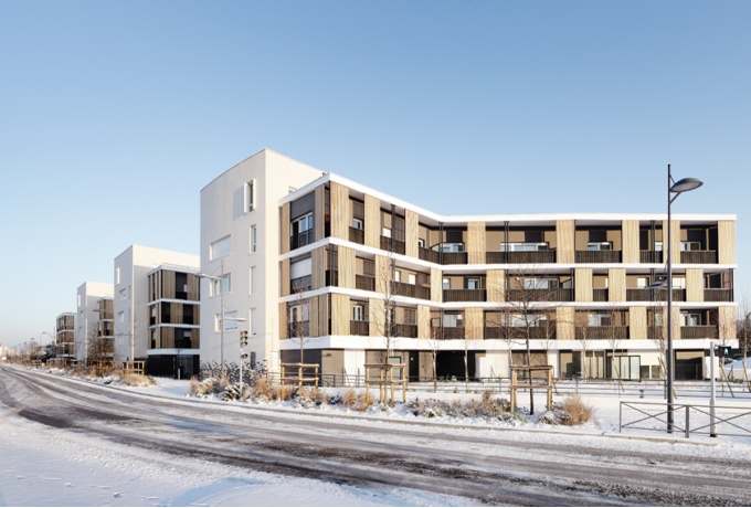 124 logements sociaux, Bonneuil, Margot-Duclot Architectes Associés<br/> Crédit photo : FOESSEL David