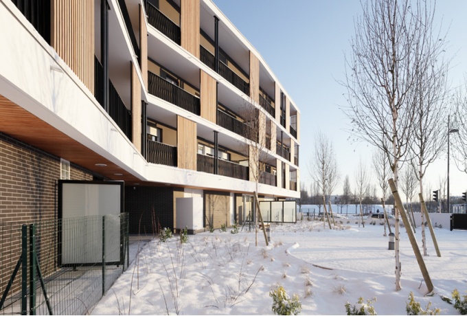 124 logements sociaux, Bonneuil, Margot-Duclot Architectes Associés<br/> Crédit photo : FOESSEL David