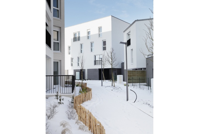 124 logements sociaux, Bonneuil, Margot-Duclot Architectes Associés<br/> Crédit photo : FOESSEL David