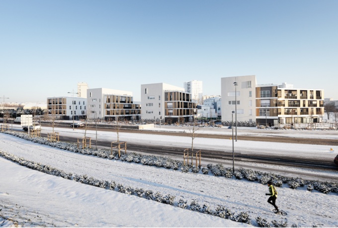 124 logements sociaux, Bonneuil, Margot-Duclot Architectes Associés<br/> Crédit photo : FOESSEL David