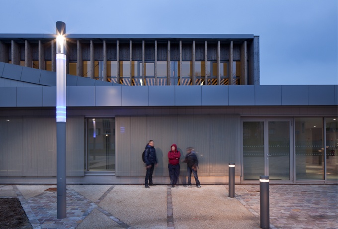 L'entrée du complexe sportif<br/> Crédit photo : DUCROS Mathieu