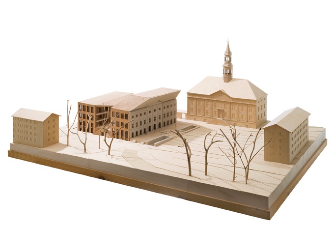 Maquette de la place © Kaido Haagen<br/> Crédit photo : DR  