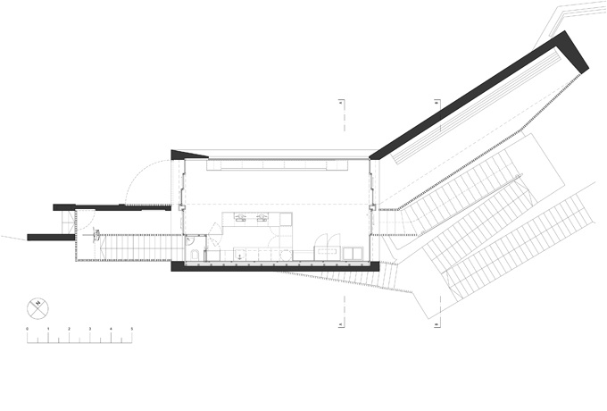 Le plan révèle les ambiguïtés de la forme du bâtiment<br/> Crédit photo : DR  