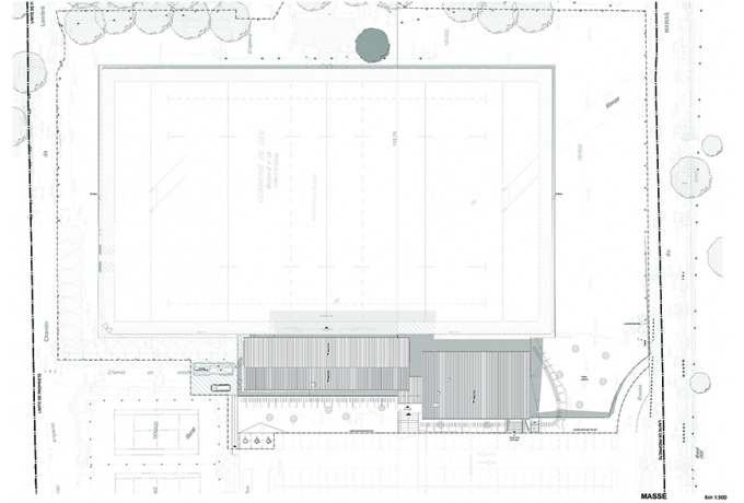 Plan masse<br/> Crédit photo : DR  